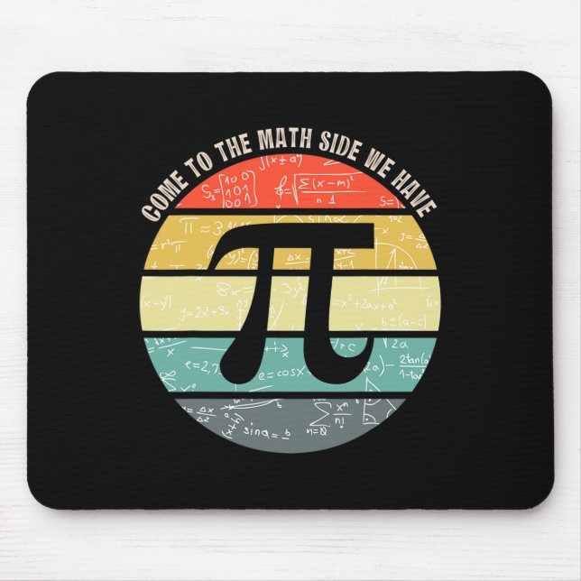 Kom till Math-sidan Vi har Pi Teacher och Geek Musmatta (Framsidan)