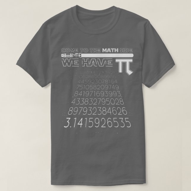 Kom till Math Side Vi har pi-funny matematik T Shirt (Design framsida)