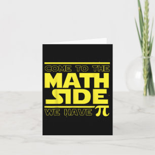 Kom till Math Side Vi har pi-nuny Pi Day Kort