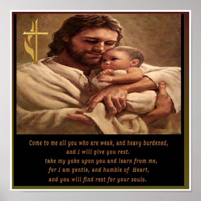 kom till mig alla som är trötta poster (Framsidan)