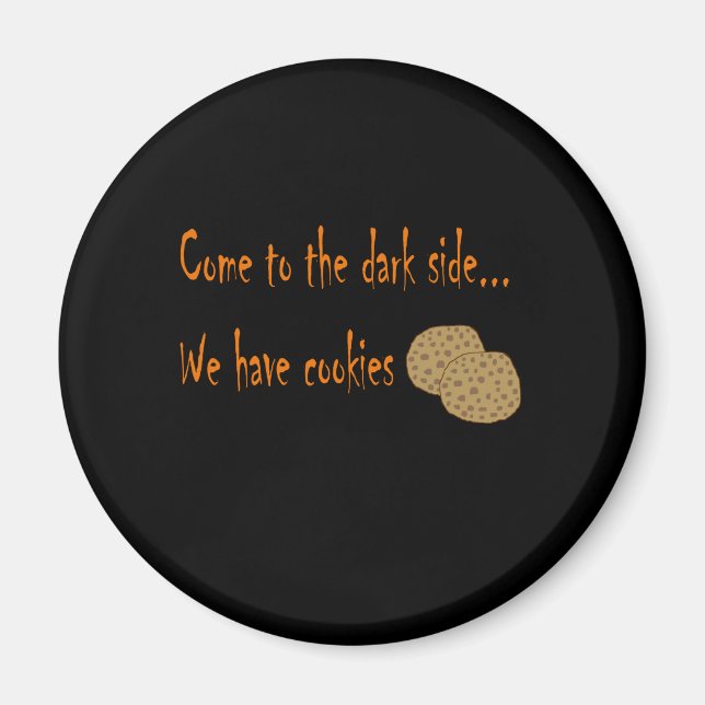 Kom till mörkens sidmagnet magnet (Framsidan)