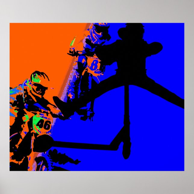 Kom till - Motox och Scooter Poster (Framsidan)