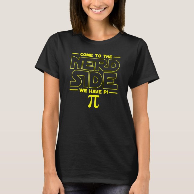Kom till Nerd-sidan vi har Pi Nerd T Shirt (Framsida)