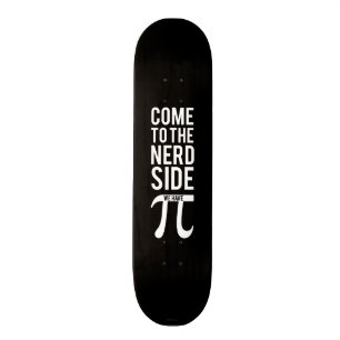 Kom till Nerdsidan Mini Skateboard Bräda 18,7 Cm