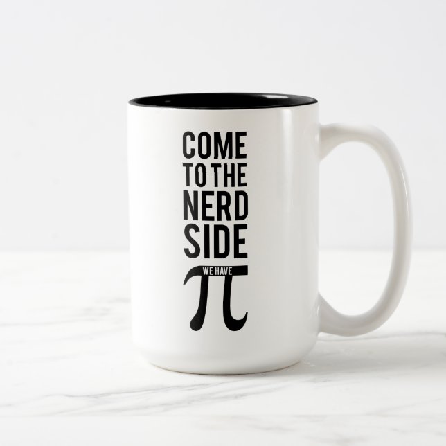 Kom till Nerdsidan Två-Tonad Mugg (Höger)