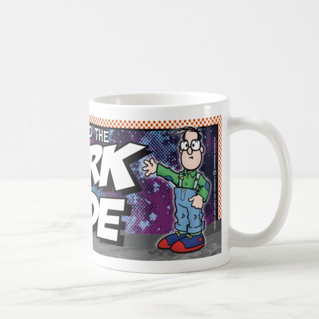 Kom till nörd-sidan kaffemugg (Höger)