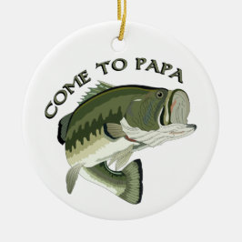 Kom till Pappa Julgransprydnad Keramik