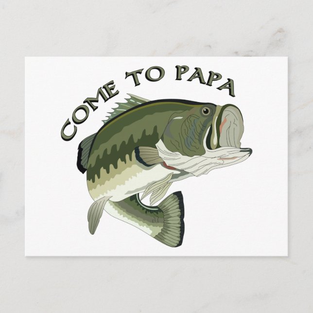 Kom till Pappa Vykort (Framsida)