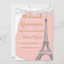 Kom till Paris-inbjudan Inbjudningar