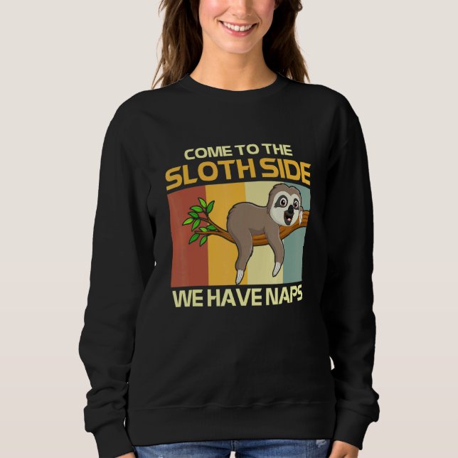 Kom till Sloth Side Pun vi har kartor. T Shirt (Framsida)