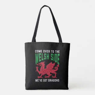 Kom till Welsh Side Vi har Har Dragons Tygkasse