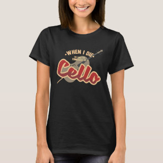 Kom tillbaka som Cello Music Violin Melody T Shirt