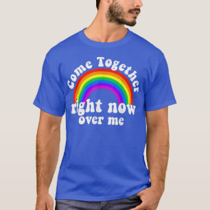 Kom tillsammans Höger nu över min regnbåge T Shirt