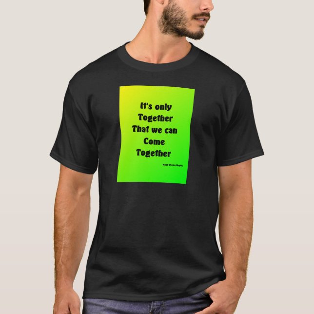 kom tillsammans tee shirt (Framsida)