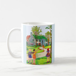 Kom ut och lek kaffemugg