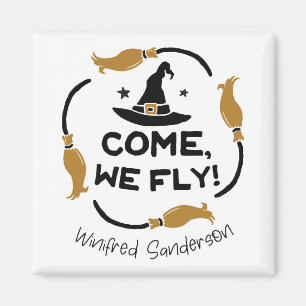 Kom vi färgar Hocus Pocus Magnet