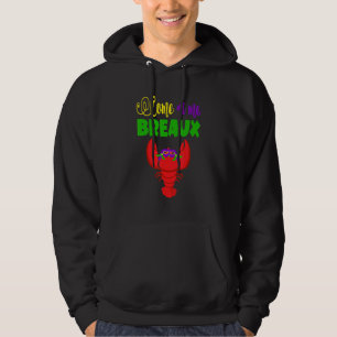 Kom vid mig, broaux Classic Kräftor med mask Mardi Hoodie