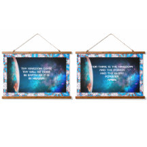 Kom Wood Topped Wall Tapestry