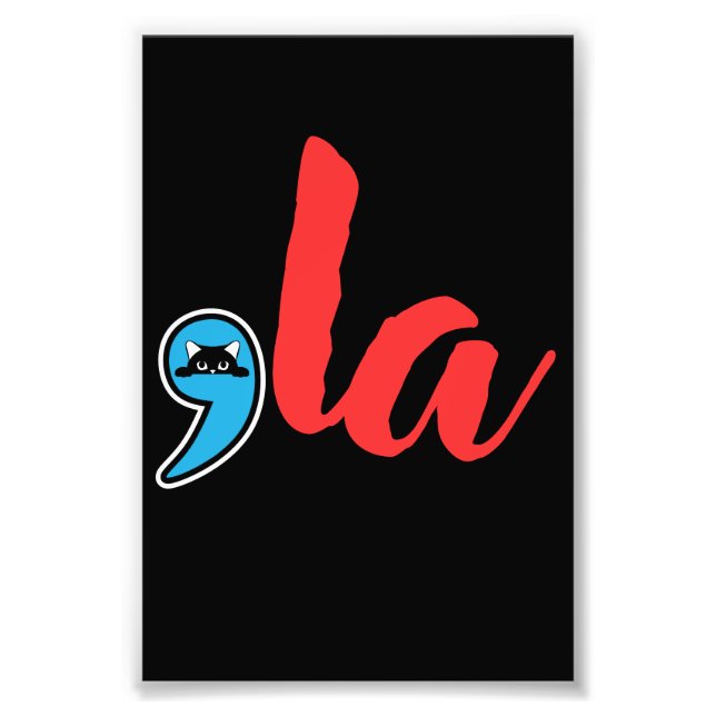 Koma La 2024 Kattdam Fototryck (Framsidan)