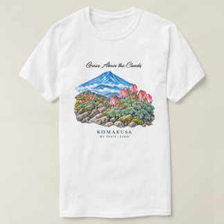 Komakusa Alpina Blomster T-Shirt – Ljusfärg