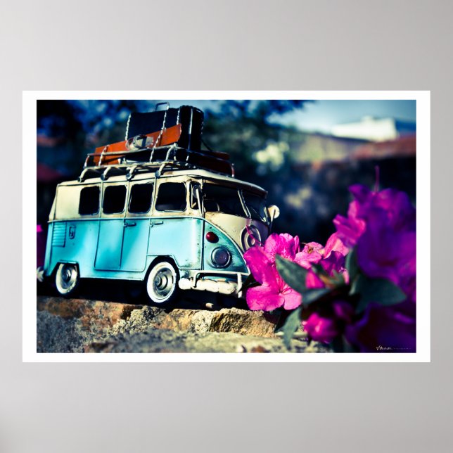 Kombi azul poster (Framsidan)