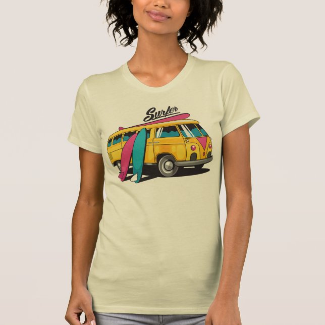 Kombi Surfer Tee Shirt (Framsida)