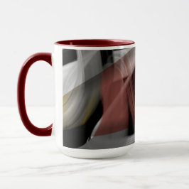 Kombimugg Abstrakt Trend Inredningsdekoration Svar Mugg