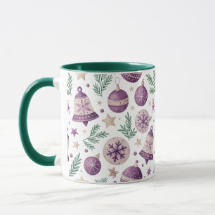 Kombimugg – Whimsical lila helgdesign Mugg