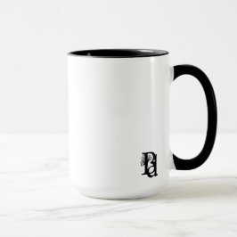 Kombinationsmug Abstract Trend Interior Decor Blac Mugg