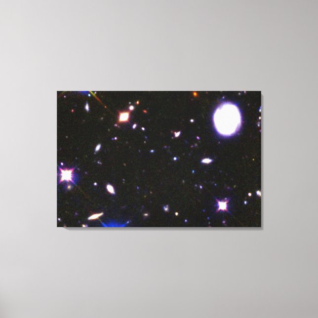 Kombinerad djup vy av infrarött och synligt ljus G Canvastryck (Framsida)