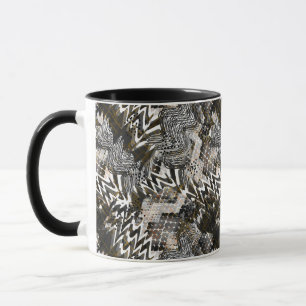 Kombinerad, etnisk, afrikansk. mugg