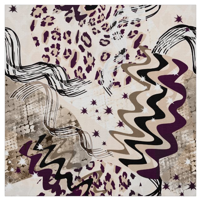 Kombinerad, etnisk, afrikansk tyg (Provkarta)