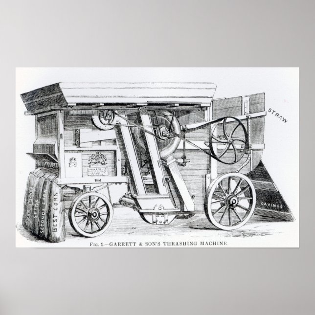 Kombinerat hot mot Garrett och Sons- patent Poster (Framsidan)