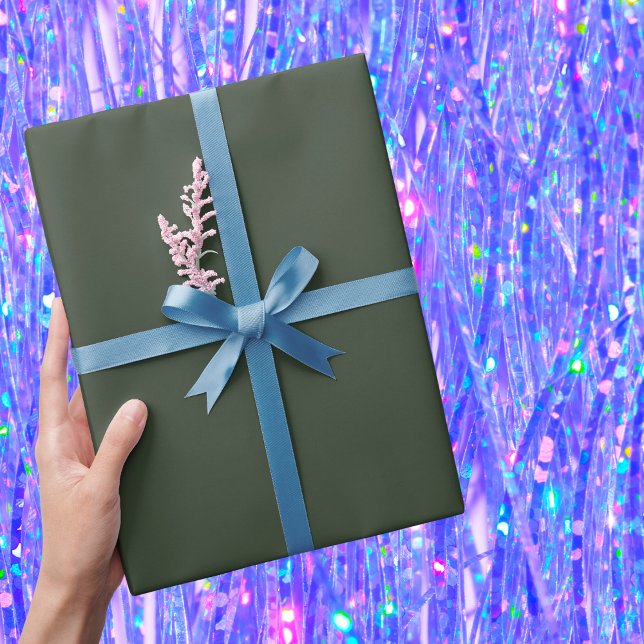 Kombu Grönt Solid Färg Presentpapper (Skapare uppladdad)