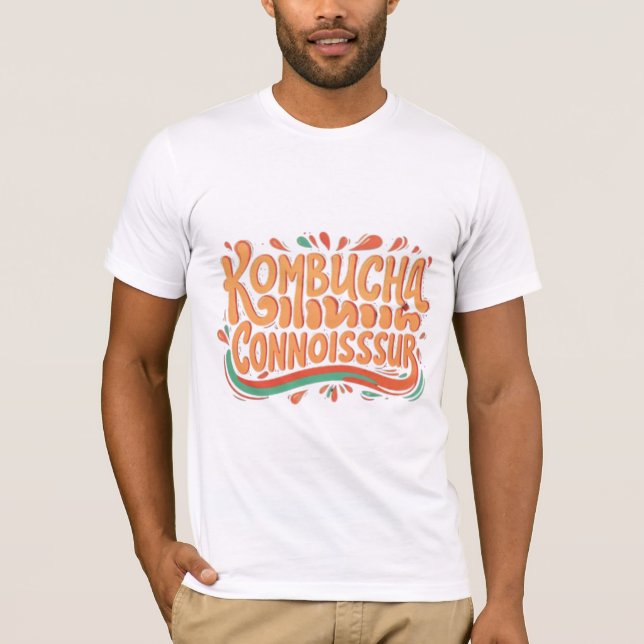 Kombucha Connoisseur T-Shirt (Framsida)