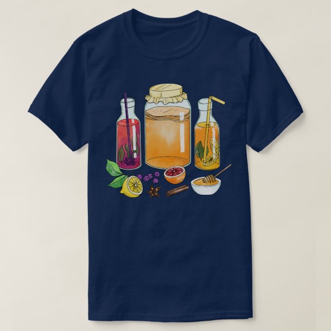 Kombucha Tea T Shirt (Design framsida)