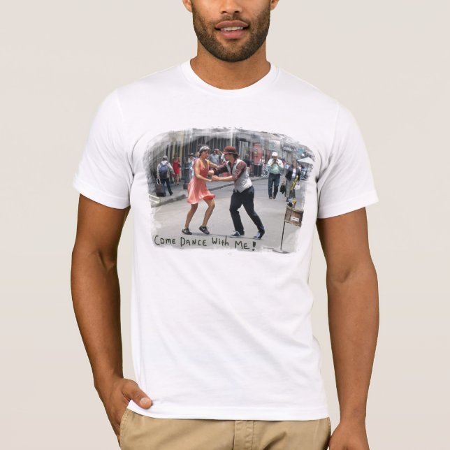 Komdans med mig! tee (Framsida)