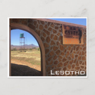 kome caves lesotho vykort