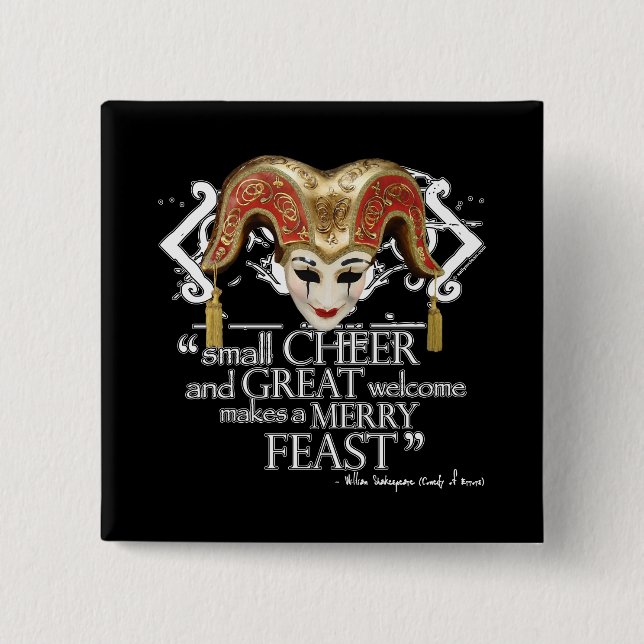 Komedi av felfestmåltidcitationstecknet knapp (Framsida)