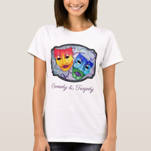 Komedi och tragedi t shirt