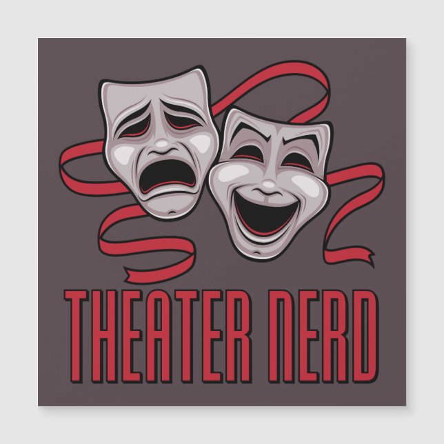 Komedi Och Tragedi Teater Nörd (Framsida)