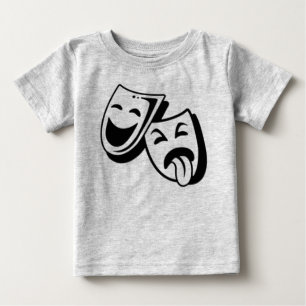 Komedi och tragedi tee shirt