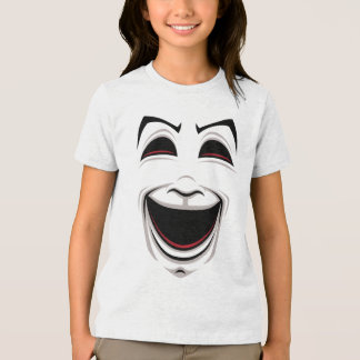 Komedi och tragedi Theater Mask Ansikte T Shirt