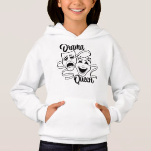 Komedi och tragedi Theater Mask Drama Queen Black T Shirt