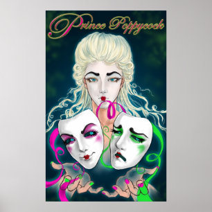 Komedi- och tragediaffisch poster