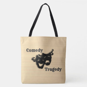 Komedi och Tragedy Theater Tygkasse