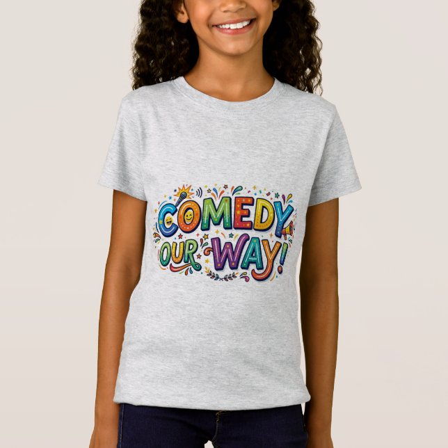 Komedi på Vår Sätt. T Shirt (Framsida)