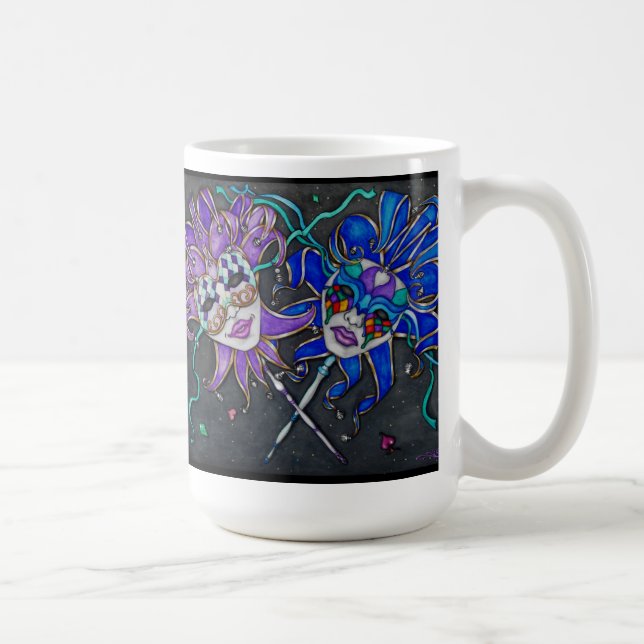Komedi/Tragedi Narrmasker Kaffemugg (Höger)