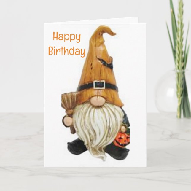 KOMEDIC GNOME DIN *80:e* BIRTHDAY Kort (Framsida)