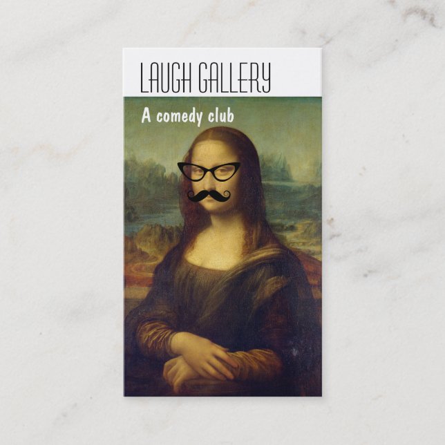 Komediklubbvisitkortar Visitkort (Framsida)